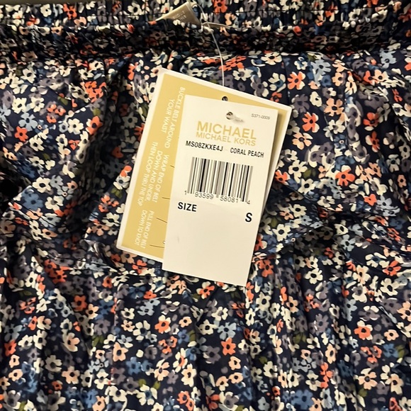 new Michael kors summer dress floral print size small - Picture 2 of 5